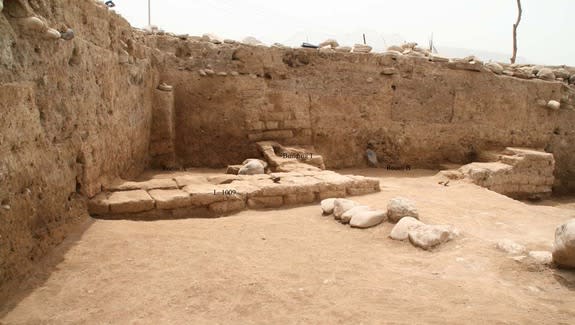 A domestic structure, with at least two rooms, that may date to relatively late in the life of the newfound ancient city, perhaps around 2,000 years ago when the Parthian Empire controlled the area in Iraq.