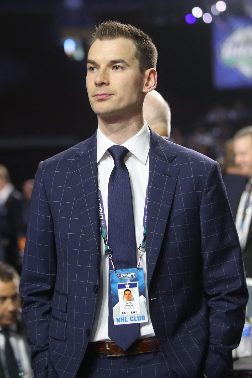 John Chayka became the league's youngest general manager in 2016, at age 26.