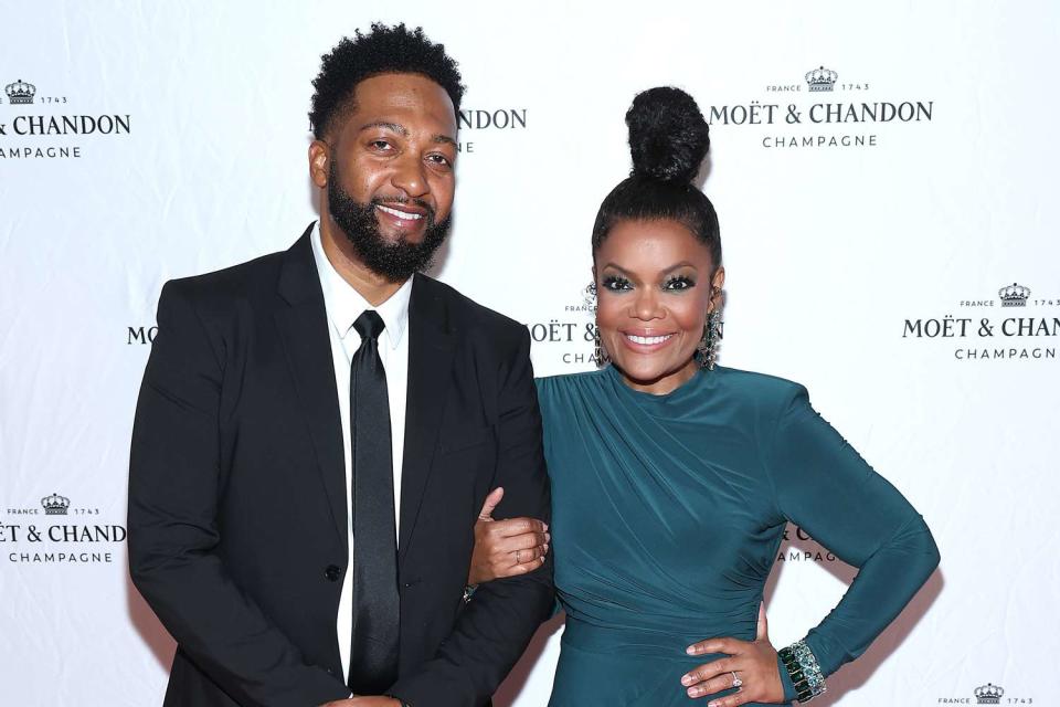 <p>Paul Morigi/Getty</p> Yvette Nicole Brown is engaged to actor Anthony Davis.