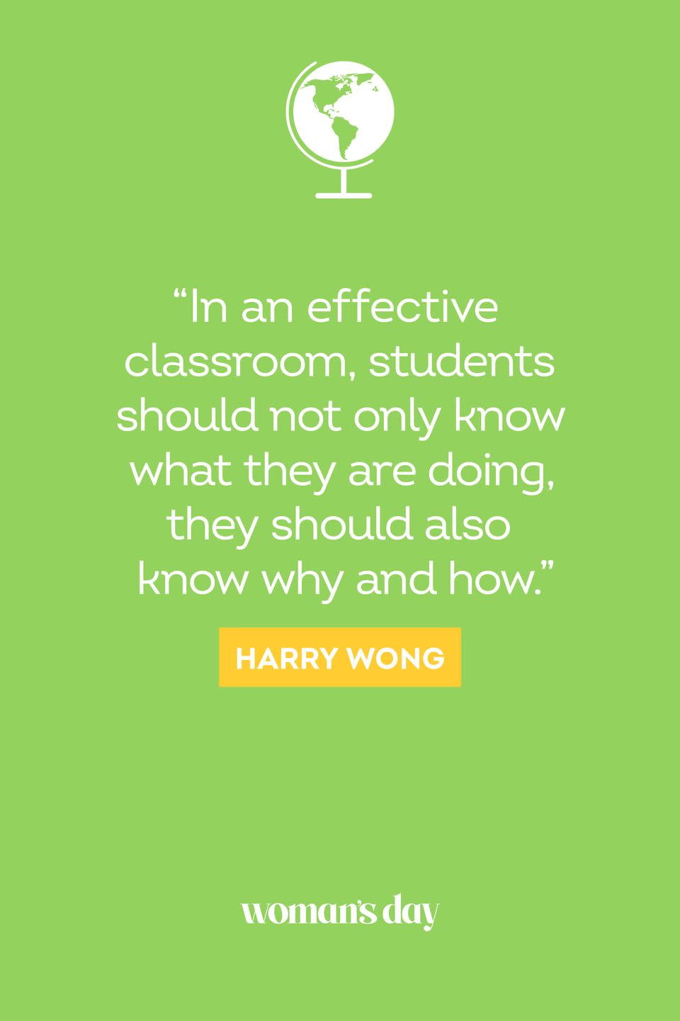 back to school quotes harry wong