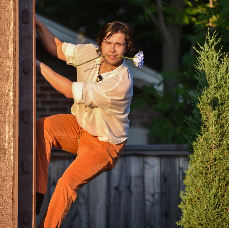 Paxton Kliewer stars as Oberon in Oklahoma Shakespeare in the Park's new outdoor production of "A Midsummer Night's Dream."