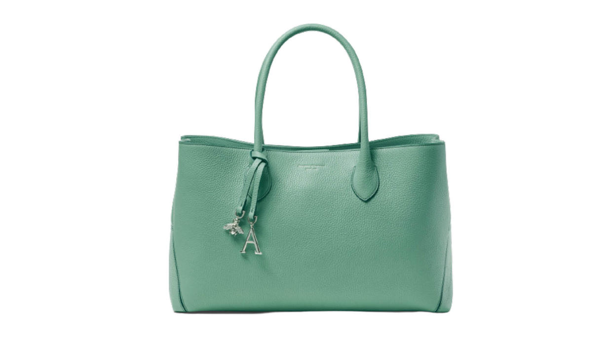 A summery take on the classic Willow Tote. (Aspinal of London)