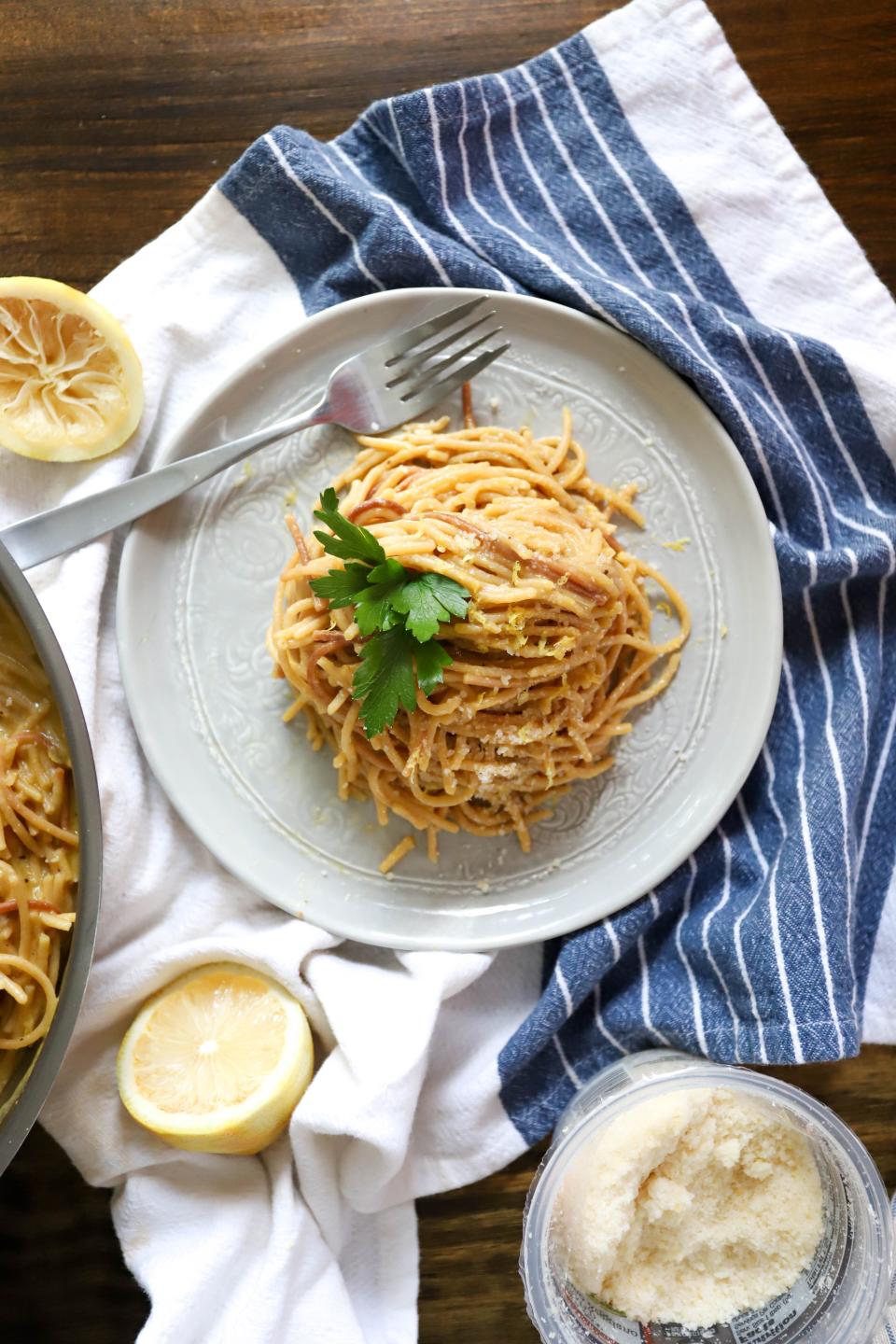 Quick Skillet Lemon Pepper Pasta