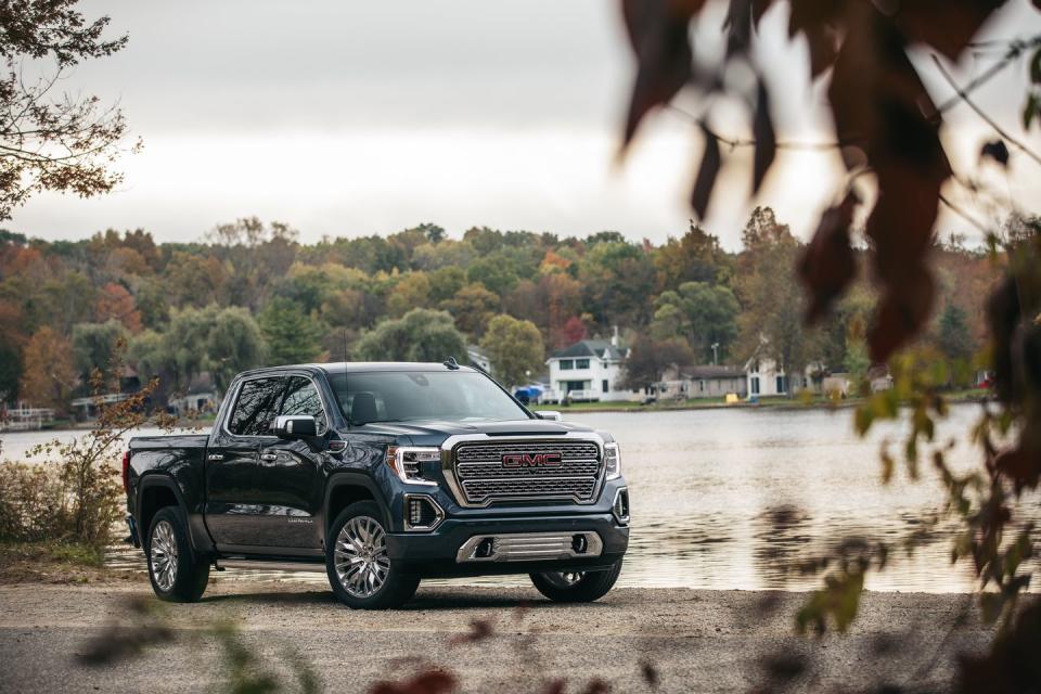 <p>Although it's always something of an also-ran in the pickup-truck sales race compared to its more mainstream sibling, the Chevrolet Silverado, GMC's Sierra range of trucks—comprising both light-duty and heavy-duty models—earns big numbers on its own. <a href="https://www.caranddriver.com/reviews/a22812728/2019-gmc-sierra-1500-denali-at4-driven/" rel="nofollow noopener" target="_blank" data-ylk="slk:A comprehensive redesign;elm:context_link;itc:0;sec:content-canvas" class="link ">A comprehensive redesign</a> with new styling, a few newly available powertrains, and extra capability generates extra interest for 2019.</p>