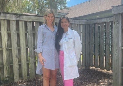 Melissa Gaule, left, is director of palliative care and provider management at the Steward Center. Dr. Hayda Perdue, right, medical director for Hospice Savannah.