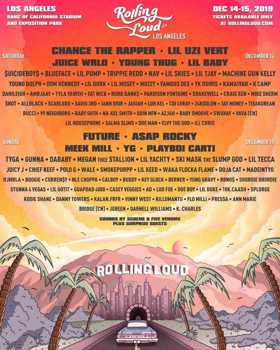 Rolling Loud Los Angeles 2019 lineup