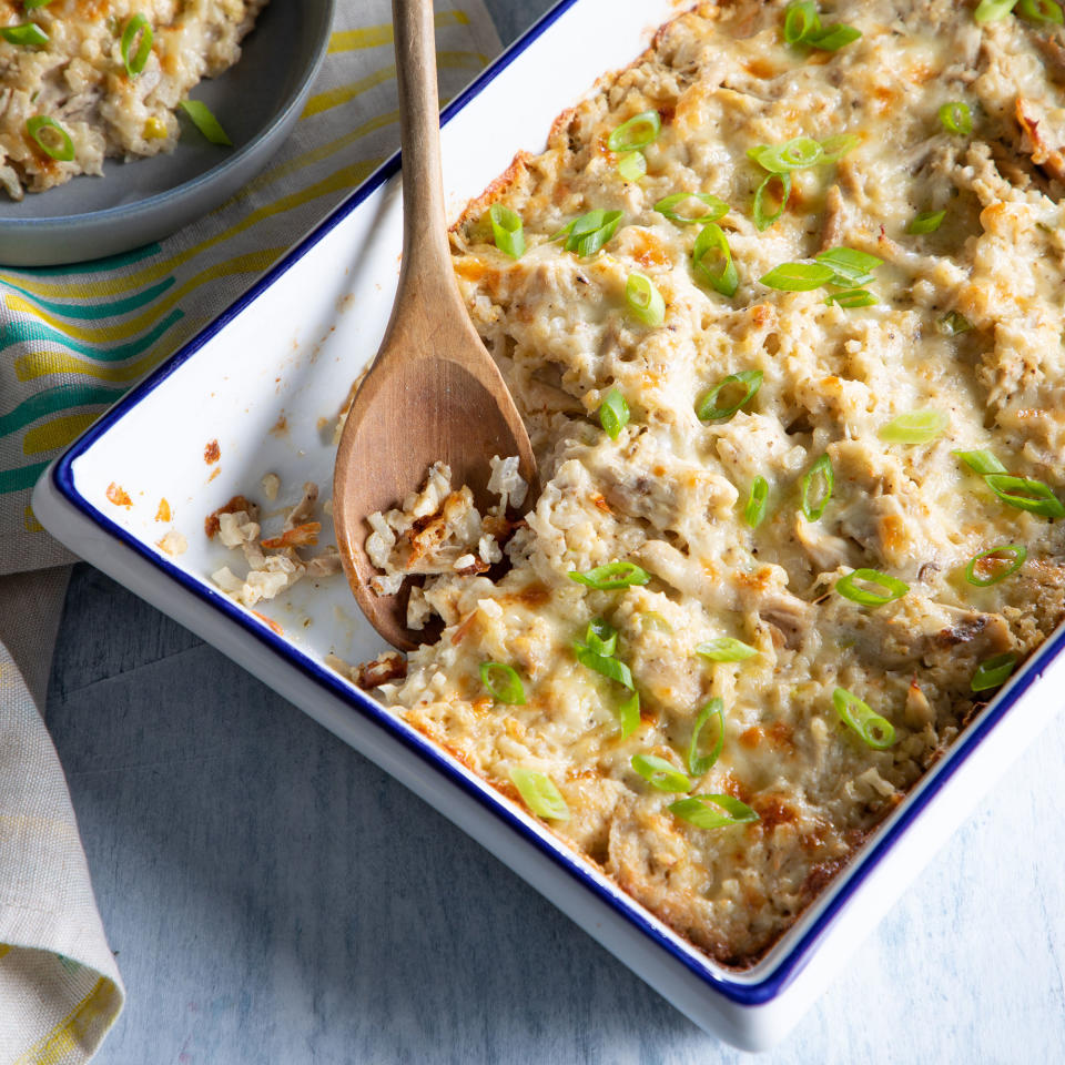 Chicken & Cauliflower-Rice Casserole