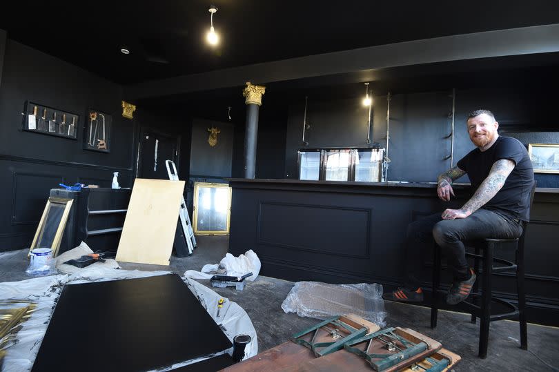 Paul Maloney is working to transform the former Stalbridge Hotel into a bar