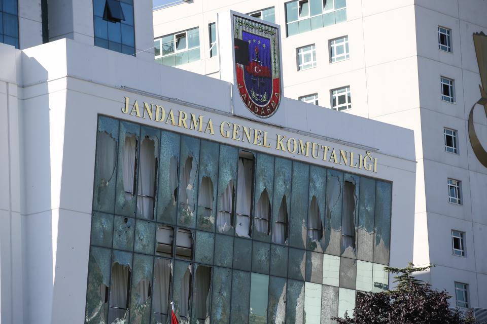 &nbsp;A view of Gendarmerie General Command's building.