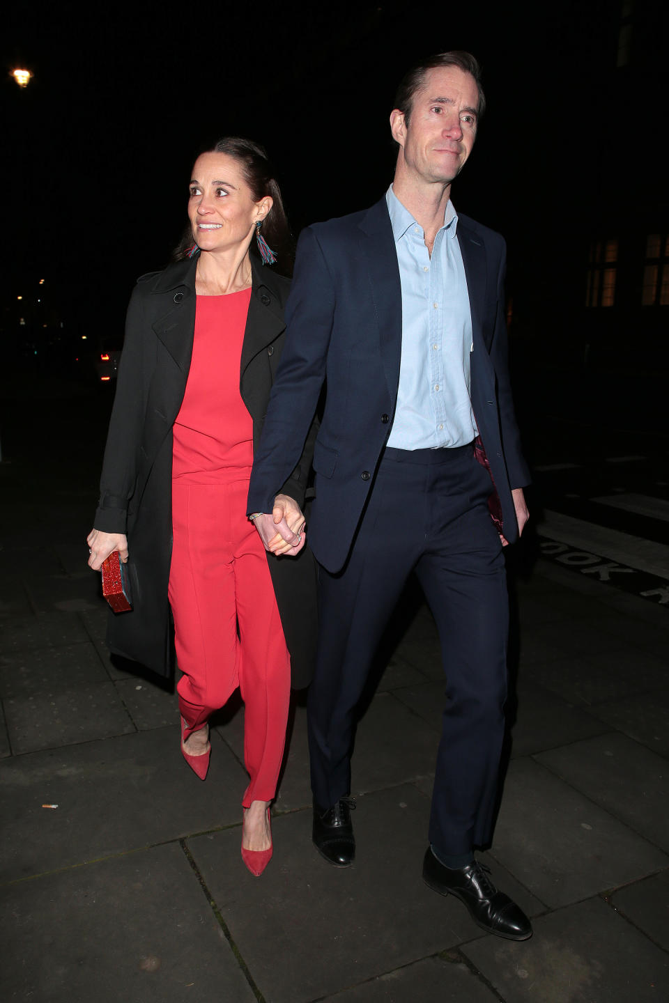 The mother-of-two is married to James Matthews (the couple are pictured in January). (Getty Images)