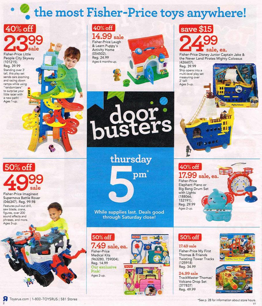 Toys R Us Black Friday 2