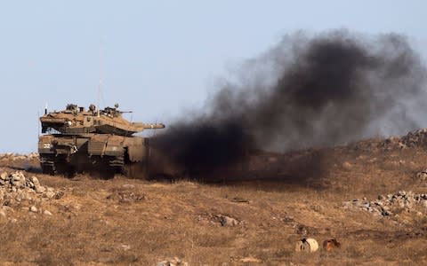 Israeli armed forces took part in the largest military drill in 20 years even as reports emerged that a Syrian chemical weapons facility had been attacked. - Credit: EPA