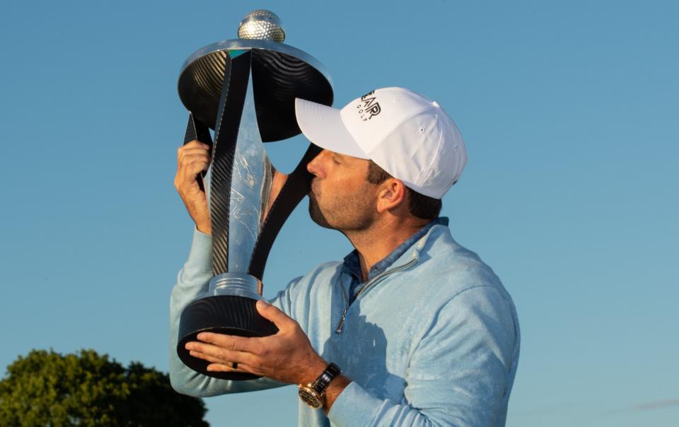 Charl Schwartzel triumphed in the inaugural LIV Golf event - GETTY IMAGES