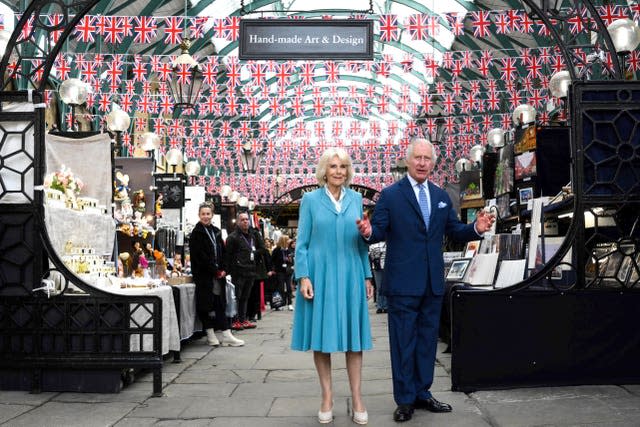 Royal visit to Covent Garden