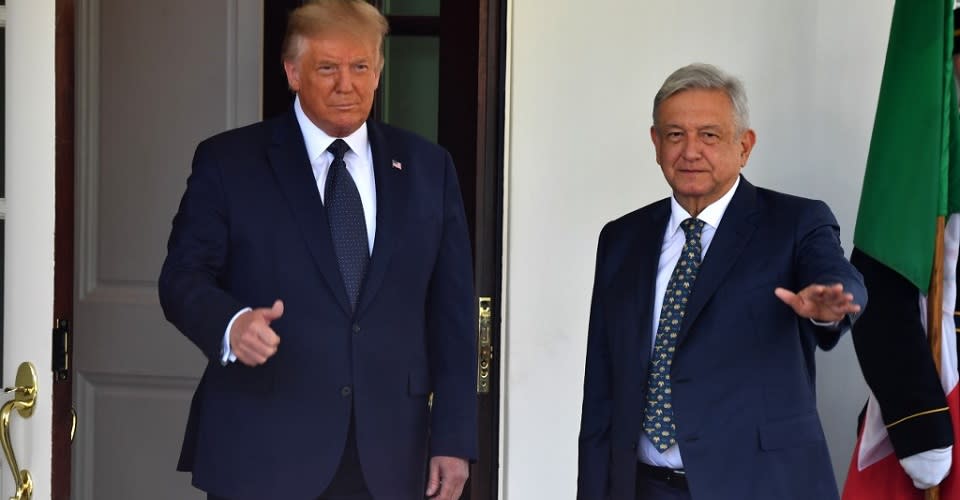 Trump y AMLO reunidos por primera vez