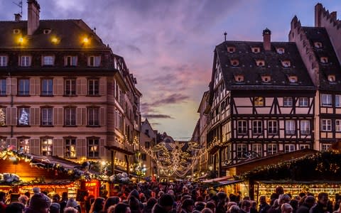 A view over the crowds at Strasbourg city market - Credit: iStock