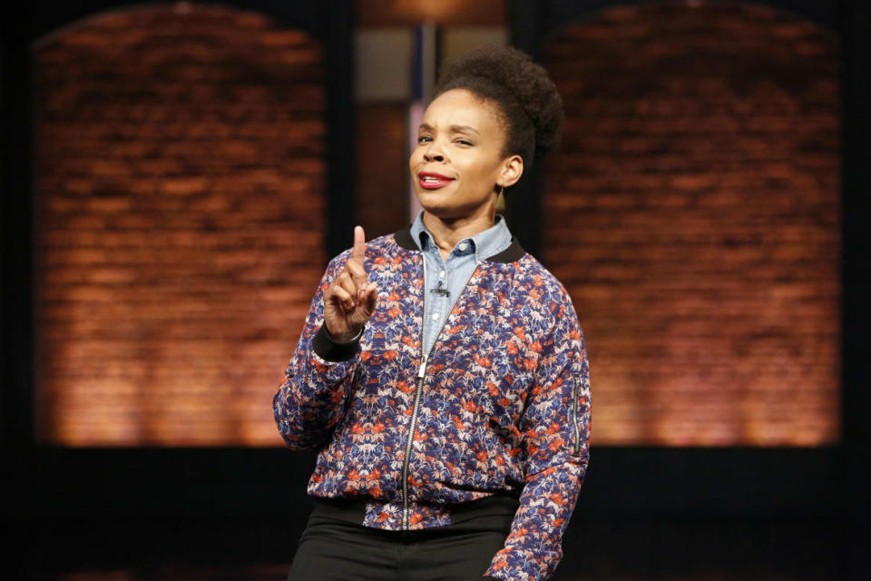 <div class="inline-image__caption"><p>Amber Ruffin</p></div> <div class="inline-image__credit">NBC</div>