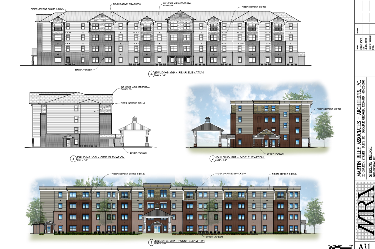 The design phase is underway for the senior affordable housing project, Sterling Reserve.