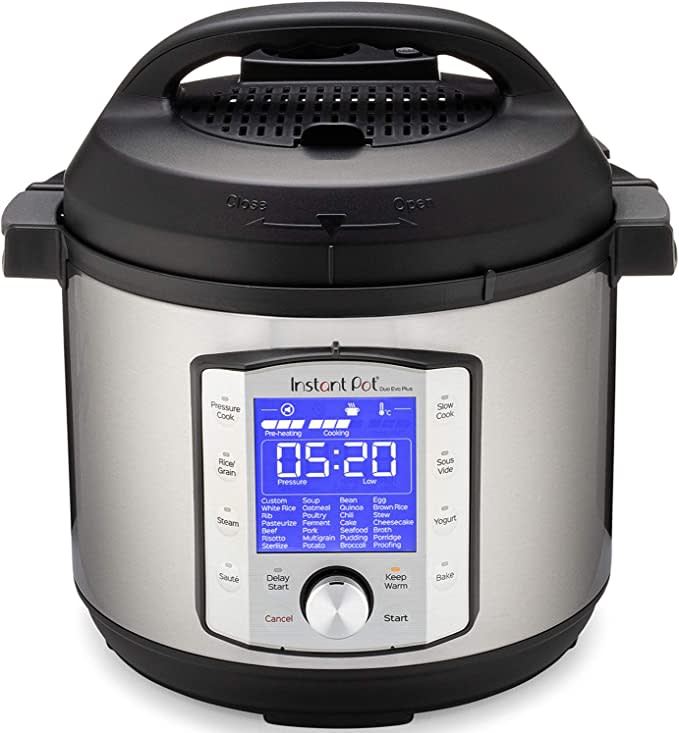 Instant Pot Duo Evo Plus 10-in-1 Pressure Cooker. Image via Amazon.