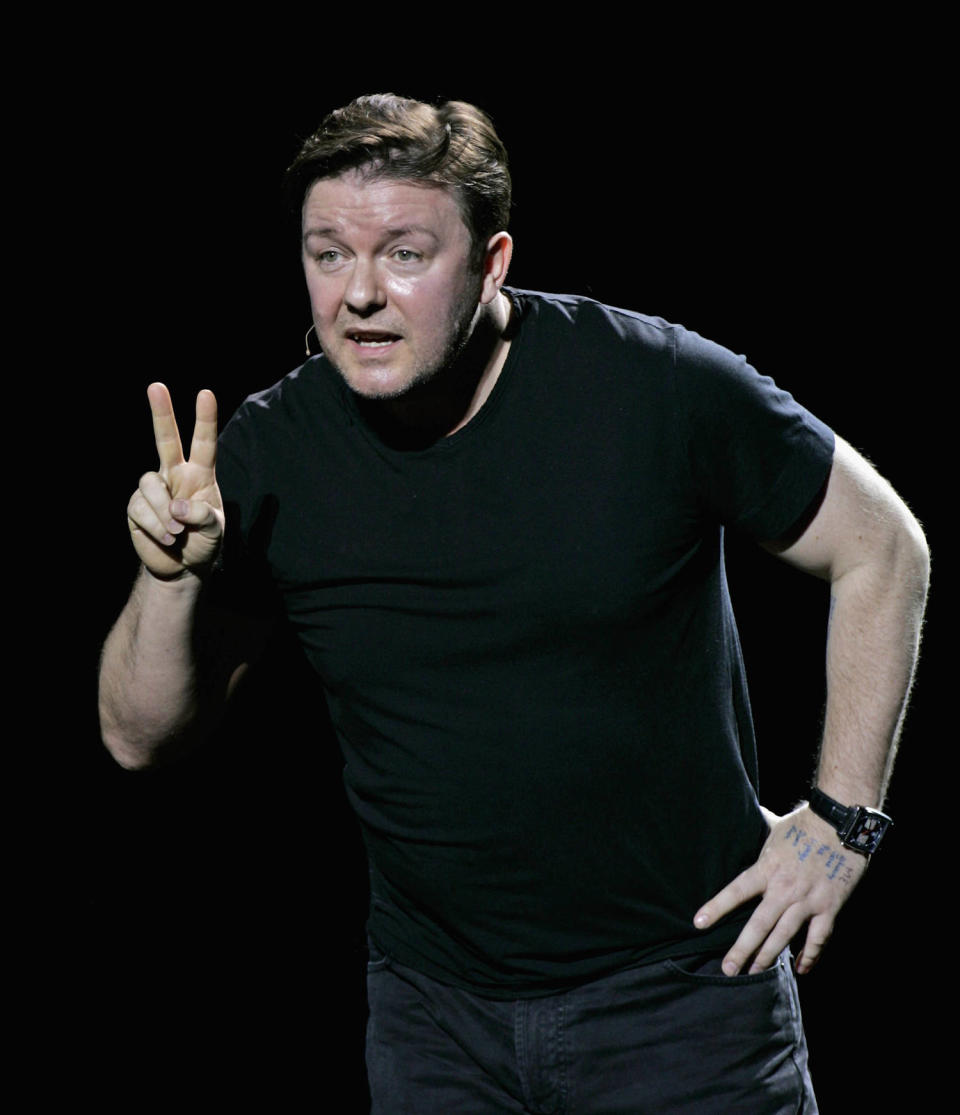 Ricky Gervais performing stand up (Jo Hale / Getty Images)