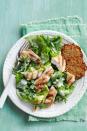 <p>Don't underestimate this Caesar salad. Kale contains folate which may boost memory, while Greek yogurt provides a significant source of protein, which curbs appetite and aids weight loss.</p><p><a href="https://www.womansday.com/food-recipes/recipes/a50554/kale-romaine-chicken-caesar-salad-recipe-wdy0615/" rel="nofollow noopener" target="_blank" data-ylk="slk:Get the recipe for Kale and Romaine Chicken Caesar Salad." class="link "><em>Get the recipe for Kale and Romaine Chicken Caesar Salad.</em></a> </p>