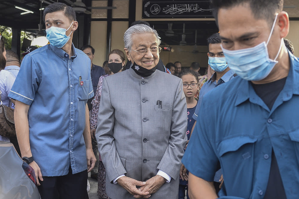 In 2016, Dr Mahathir quit Umno in light of its support for the actions of then prime minister Datuk Seri Najib Razak over the 1Malaysia Development Berhad scandal. — Picture by Miera Zulyana