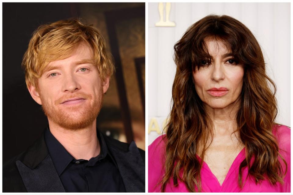 Domhnall Gleeson and Sabrina Impacciatore (Getty)