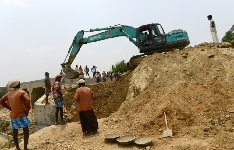 Nepal is rebuilding the railway to India with Indian backing, one of three new rail lines -- one funded by China in the north and a third by Nepal itself -- that the country hopes will help boost international trade