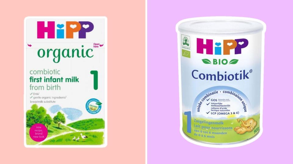 European baby formulas have less iron and more DHA than their American counterparts.