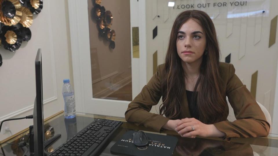 Natalia Birnbaum is a realtor with an office based in Toronto, Ont. She helped organize a real estate show in Thornhill, Ont. that pro-Palestinian demonstrators protested against on Sunday.