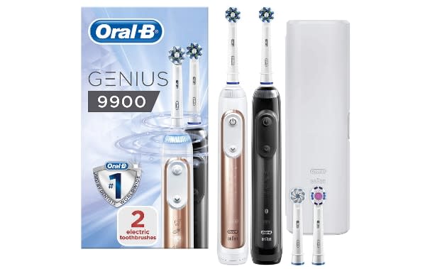 Oral B Genius 9900 rechargable toothbrush duo pack