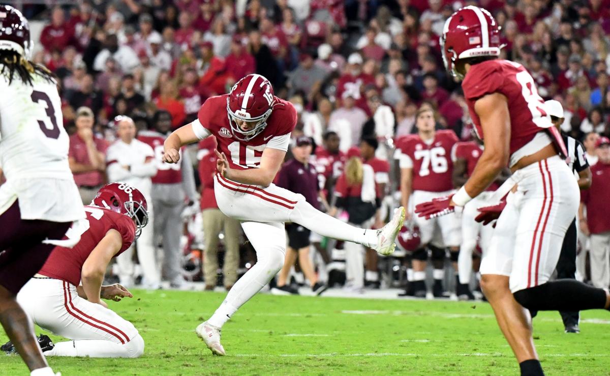 Alabama football kicker Will Reichard returning for 2023