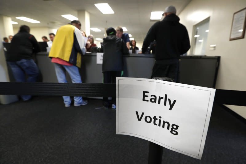 美國37州及首都華府陸續開始提前投票（Early Voting）。（美聯社）