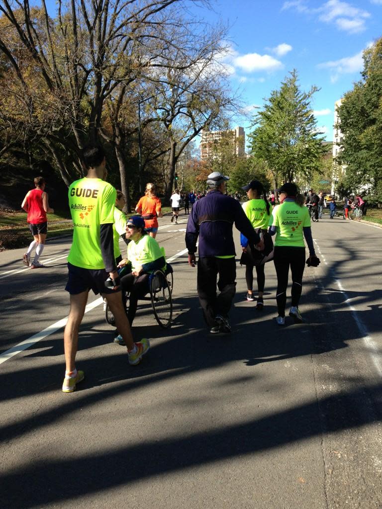 Charity walkers determined to finish the #unofficial #nycmarathon