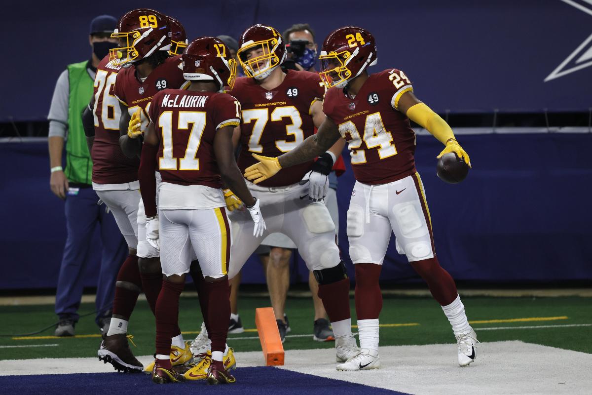 Washington takes over first place in NFC East with blowout of