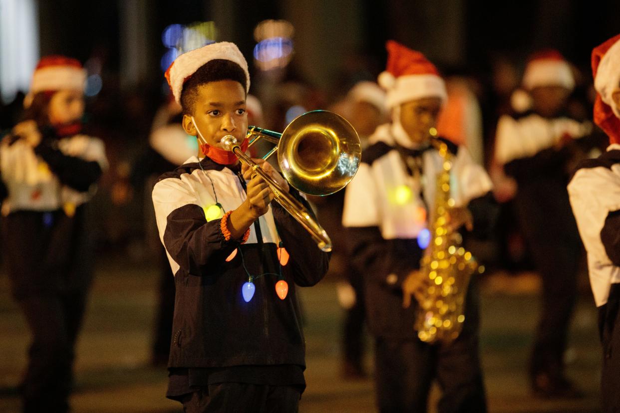 Tallahasseeans enjoy the 2021 Winter Festival parade Saturday, Dec. 4, 2021.