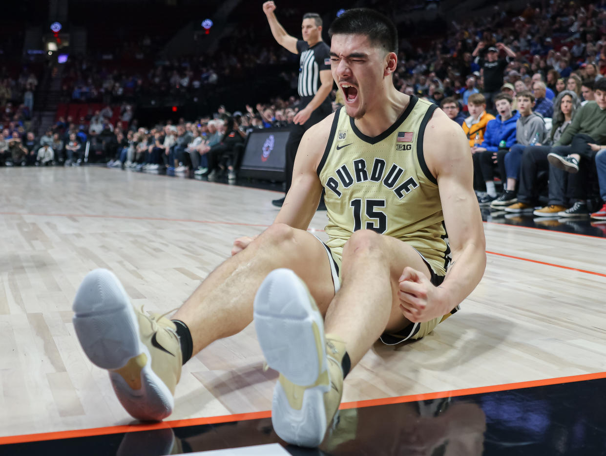 Zach Edey of the Purdue Boilermakers