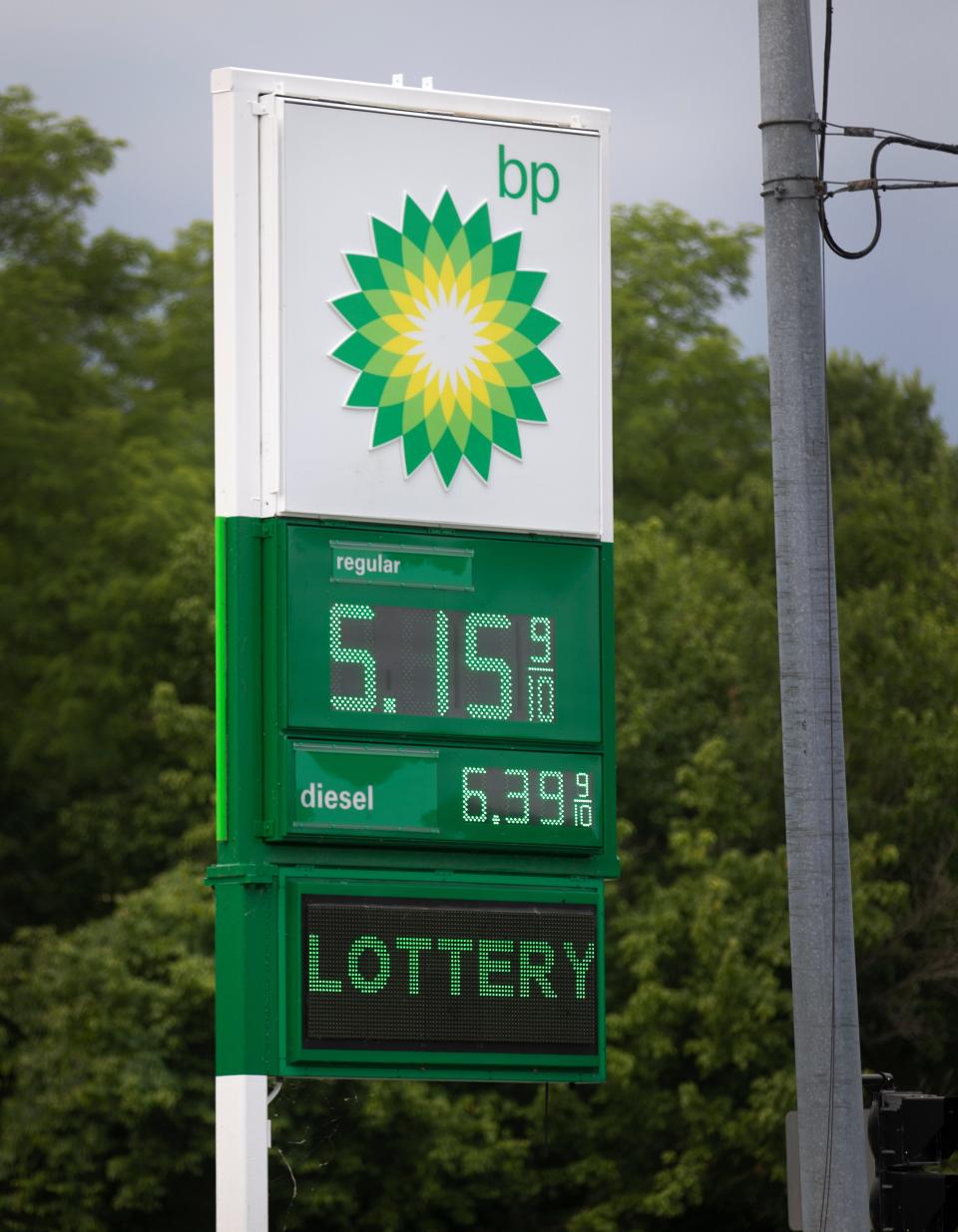 The average price of regular unleaded gas in Cincinnati is over $5, according to AAA.