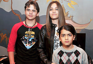 Prince Michael Jackson, Paris Jackson and Blanket Jackson | Photo Credits: Lester Cohen/WireImage