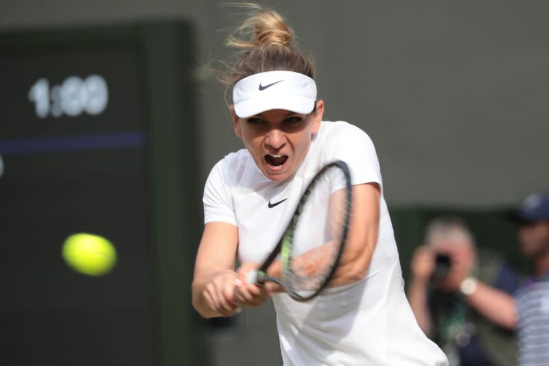 Romanian Simon Halep won her first Grand Slam singles title at the 2018 French Open. File Photo by Hugo Philpott/UPI