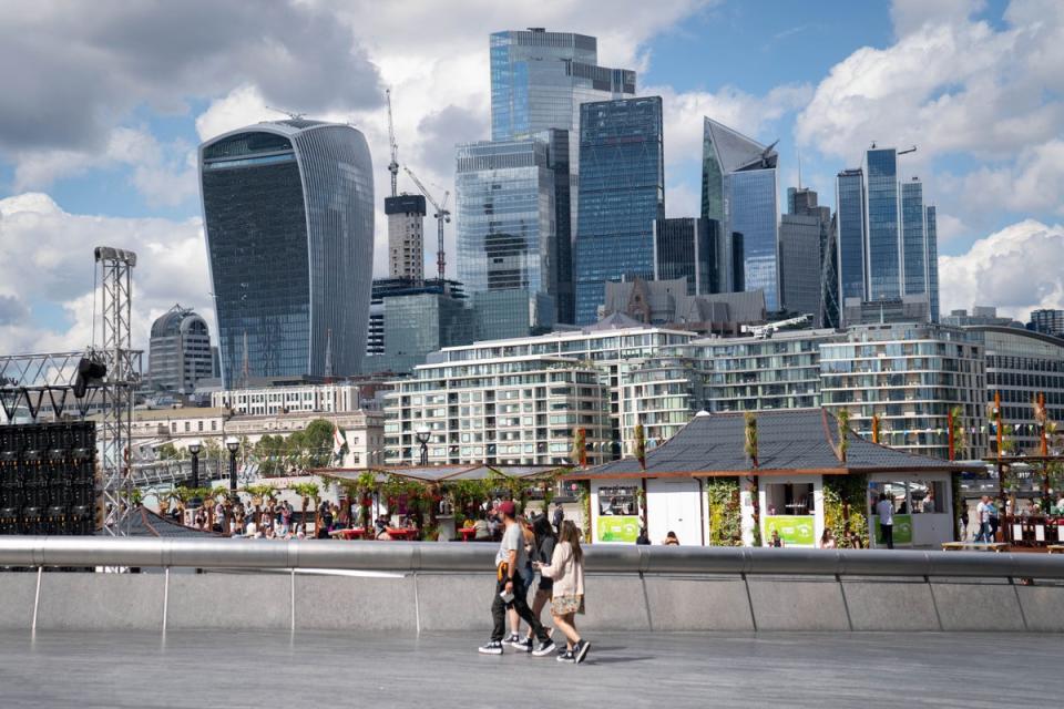 Office vacancy rates are also much lower in the Square Mile than the Big Apple. (James Manning/PA) (PA Wire)