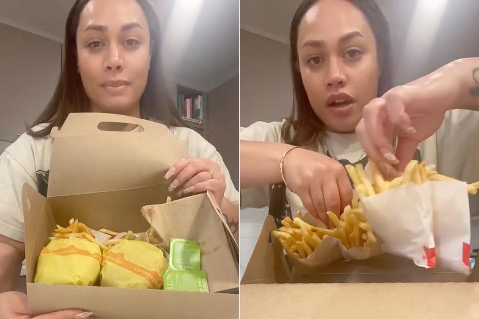 <p>@xolovelei/LIFESTYLOGY /TMX</p> Leiela Kapewa-Latu went viral for showing a $12 McDonald