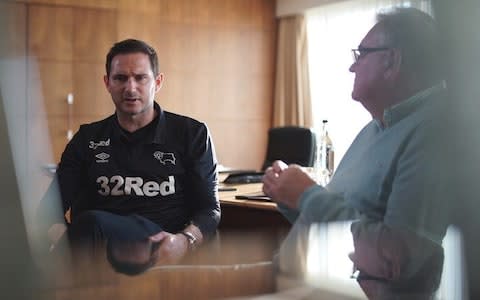 Frank Lampard talks to Michael Calvin on State of Play - Credit: BT Sport