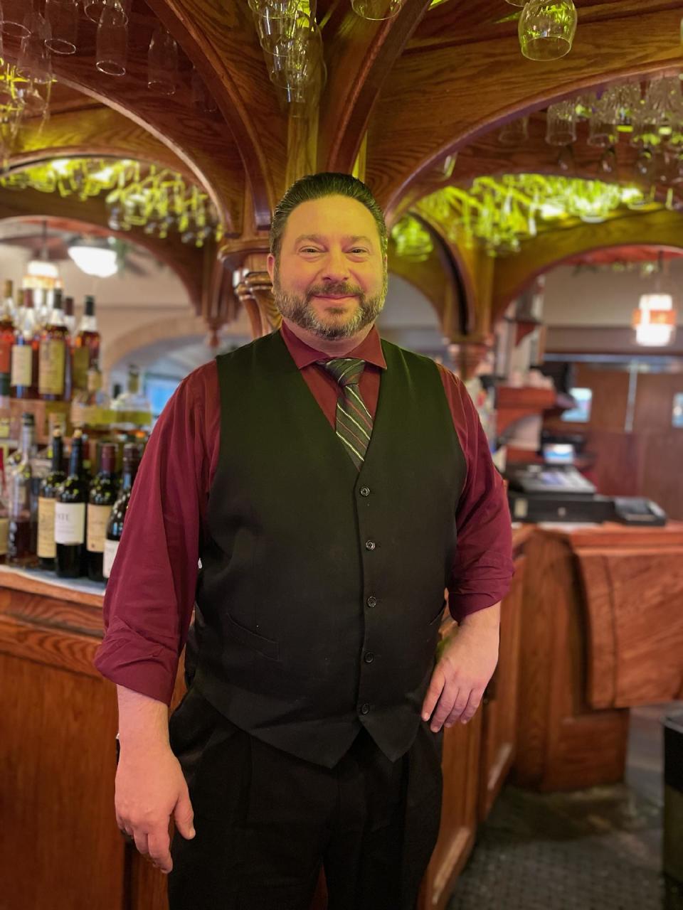 Tony Ingrilli is shown at Caterina’s Ristorante, which is named for his mother. The restaurant uses the same recipes as it did when his parents started it in 1982.