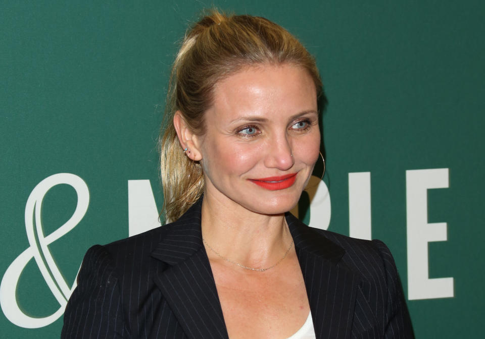 Cameron Diaz signs copies of her new book 