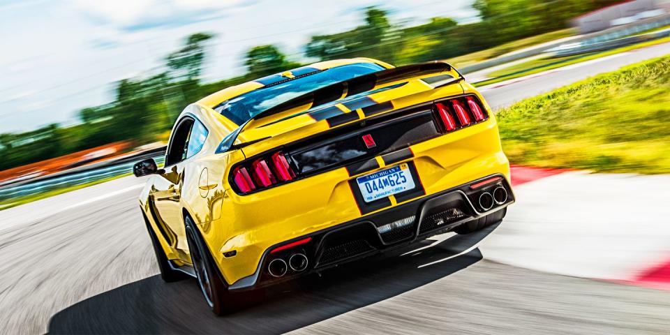 <p>With an engine that revs past 8000 rpm and a slick six-speed transmission, it's hard to believe the GT350R had a hard time <a href="https://www.roadandtrack.com/car-culture/a27194/road-track-2016-performance-car-of-the-year/" rel="nofollow noopener" target="_blank" data-ylk="slk:winning 2016's PCOTY;elm:context_link;itc:0;sec:content-canvas" class="link ">winning 2016's PCOTY</a>. But with cars like the <a href="https://www.roadandtrack.com/new-cars/first-drives/a25920/first-drive-2016-ferrari-488-gtb/" rel="nofollow noopener" target="_blank" data-ylk="slk:Ferrari 488 GTB;elm:context_link;itc:0;sec:content-canvas" class="link ">Ferrari 488 GTB</a> and the <a href="https://www.roadandtrack.com/new-cars/first-drives/reviews/a22861/2015-chevrolet-corvette-z06-first-drive-review/" rel="nofollow noopener" target="_blank" data-ylk="slk:Corvette Z06;elm:context_link;itc:0;sec:content-canvas" class="link ">Corvette Z06</a> as competitors, it had its work cut out for it. </p>