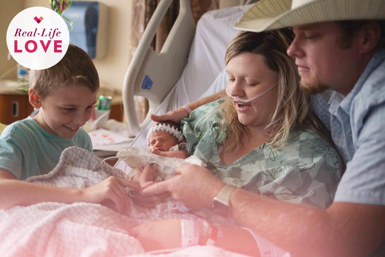 New Mom Suffered Heart Attack Near Baby in NICU. It Shook Her Fiancé: 'Do You Want to Get Married Tomorrow?' I'd like images 10, 12, 14, 2, 3, 4, 5 (see the file names) from here: https://spaces.hightail.com/space/0kaoru942e/files  Permission form is attached.  Photos Credit needs to be this: Deneen Bryan of Capturing Hope Photography