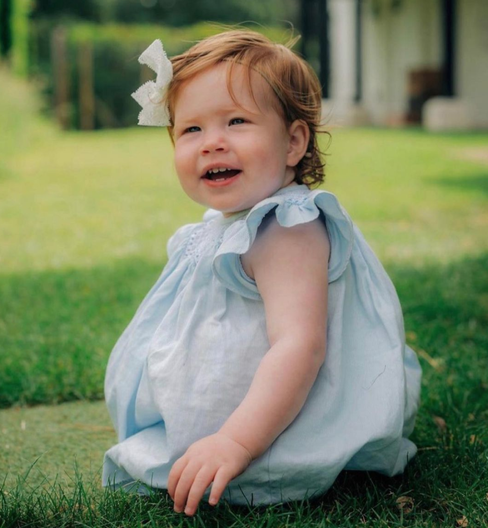 Lilibet Mountbatten-Windsor follows her older brother Archie in the royal line of succession. (Instagram/archewell_sussex_)
