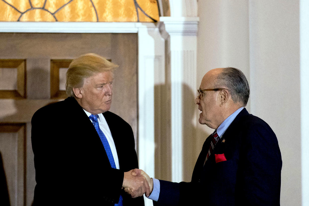 Donald Trump; Rudy Giuliani Drew Angerer/Getty Images