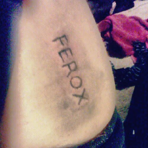 Their “FEROX” Tattoo